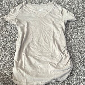 Isabel tan maternity t shirt